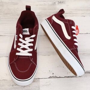 Vans Men's Old Skool Sneaker, Suede & Canvas Port Royale & True White 10.5